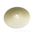 6 Inch 150 Emery Jade Cutting Blade - Ultra-Thin Jadeite Gemstone Toothless Diamond Saw Blade